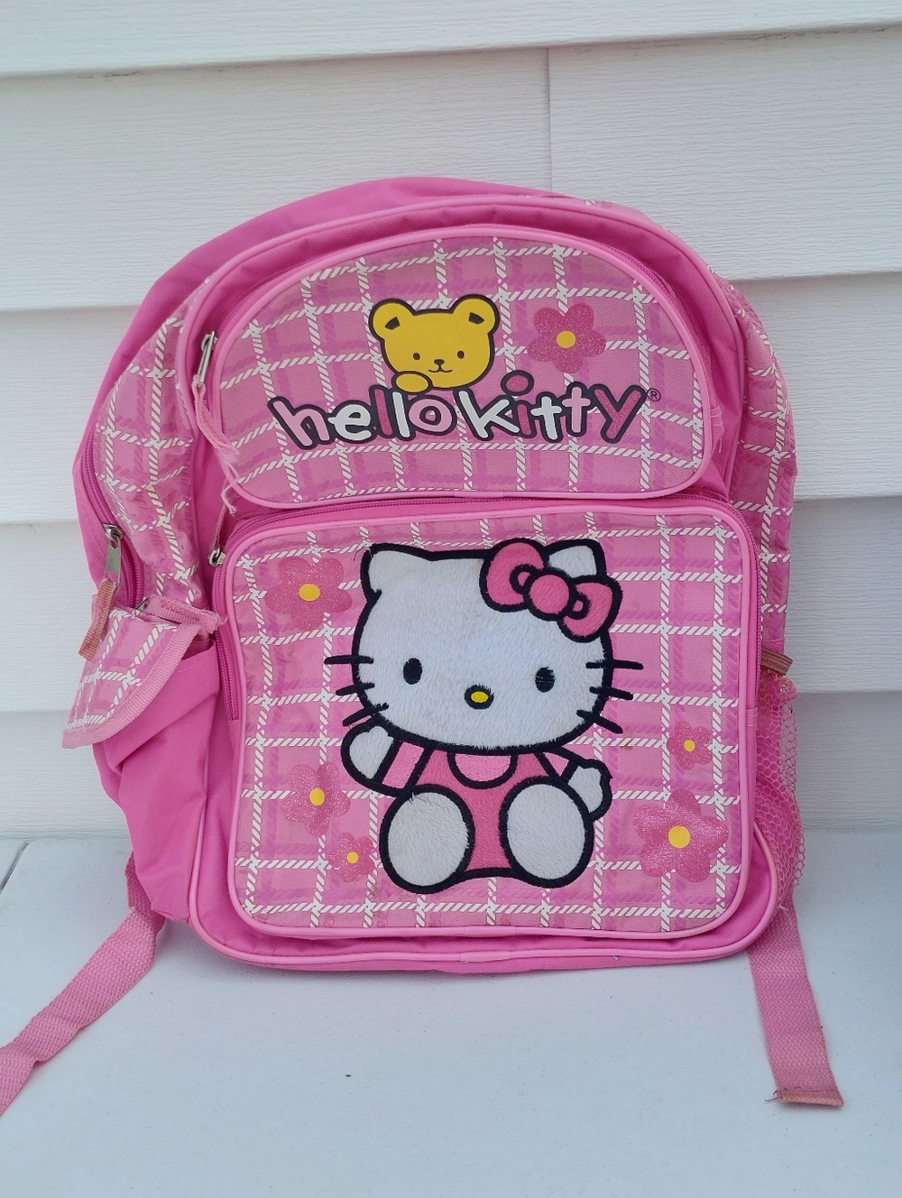 Hello Kitty Pink Kids' School Backpack with Character Front